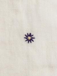 A Set of Embroidered Linen Drapery Panels