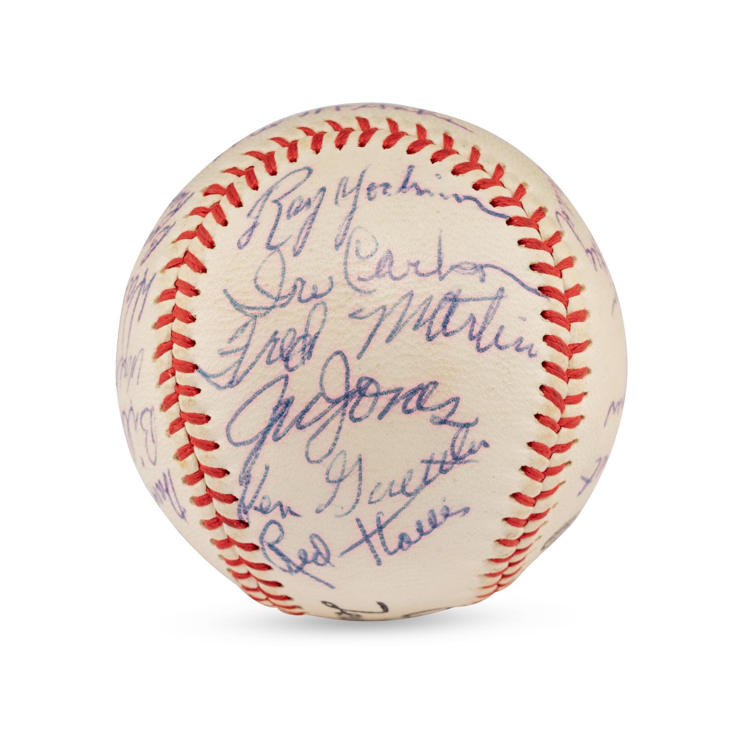 A 1956 Shreveport Sports Team Signed Autograph Baseball