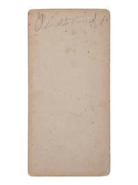[AFRICAN AMERICANA - EARLY PHOTOGRAPHY]. Stereoview of a plantation.