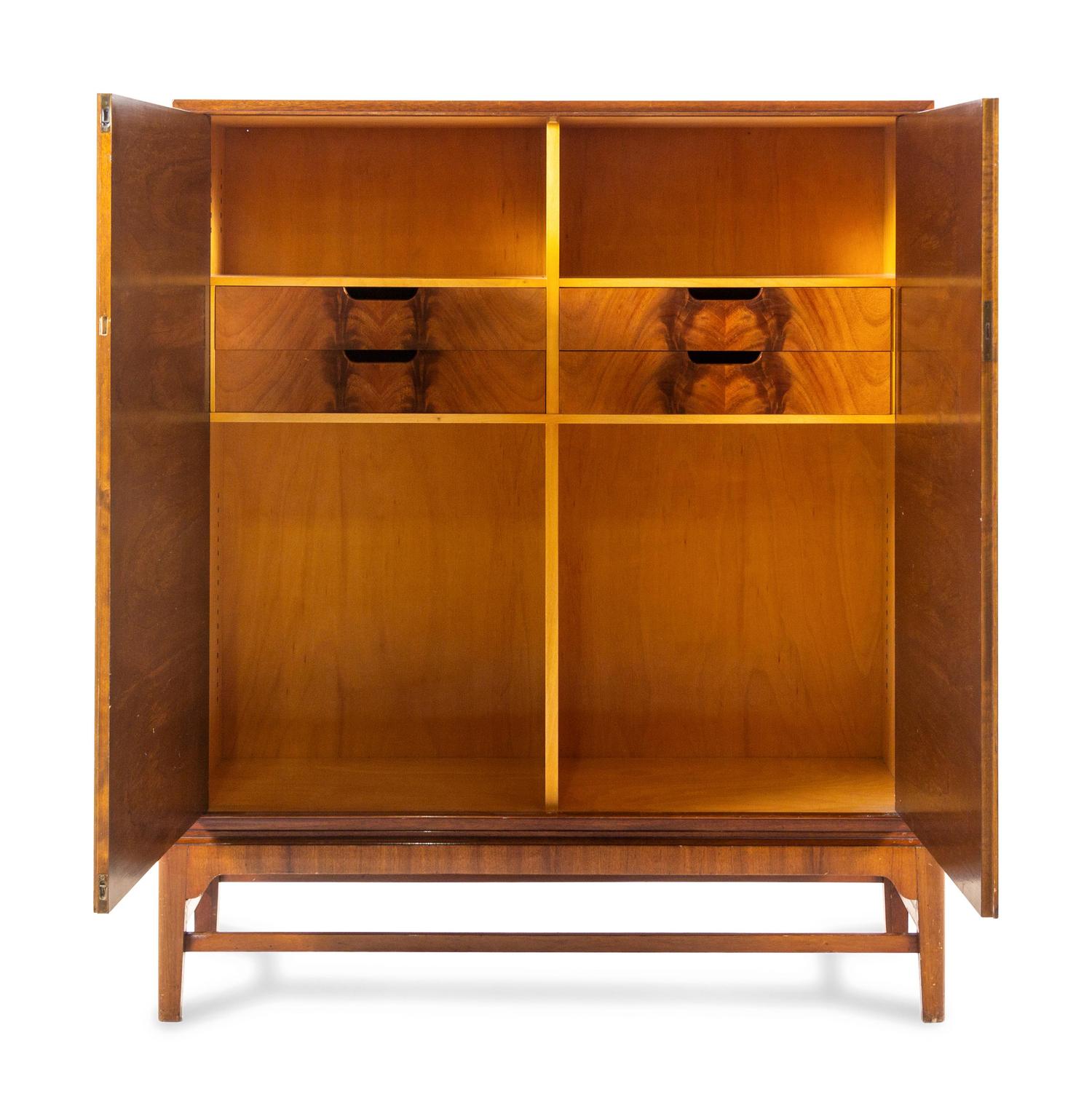 A Continental Marquetry Cabinet