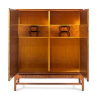 A Continental Marquetry Cabinet