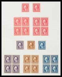 A Collection of United States Regular Issue Stamps — 1912-1917