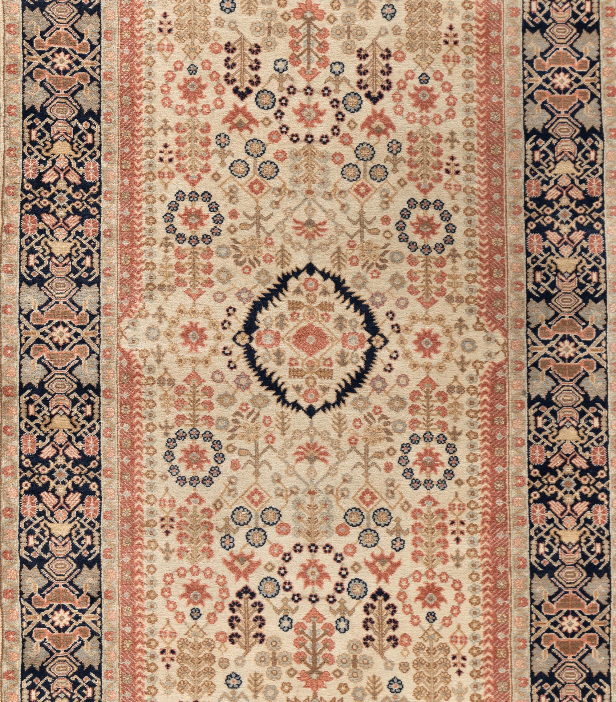 A Kirman-Design Wool Runner