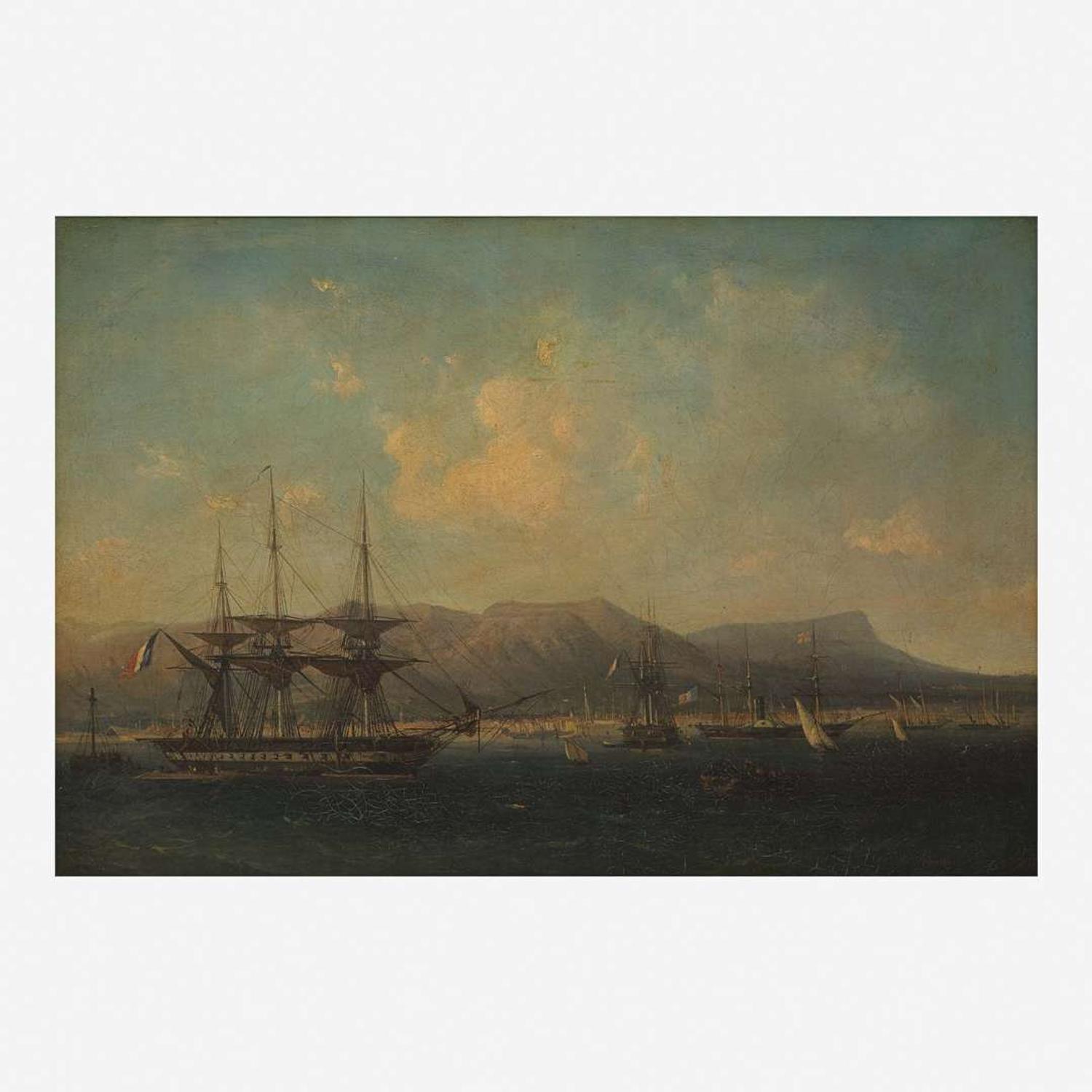 Barthélemy Lauvergne (French, 1805–1871) Vue de Toulon
