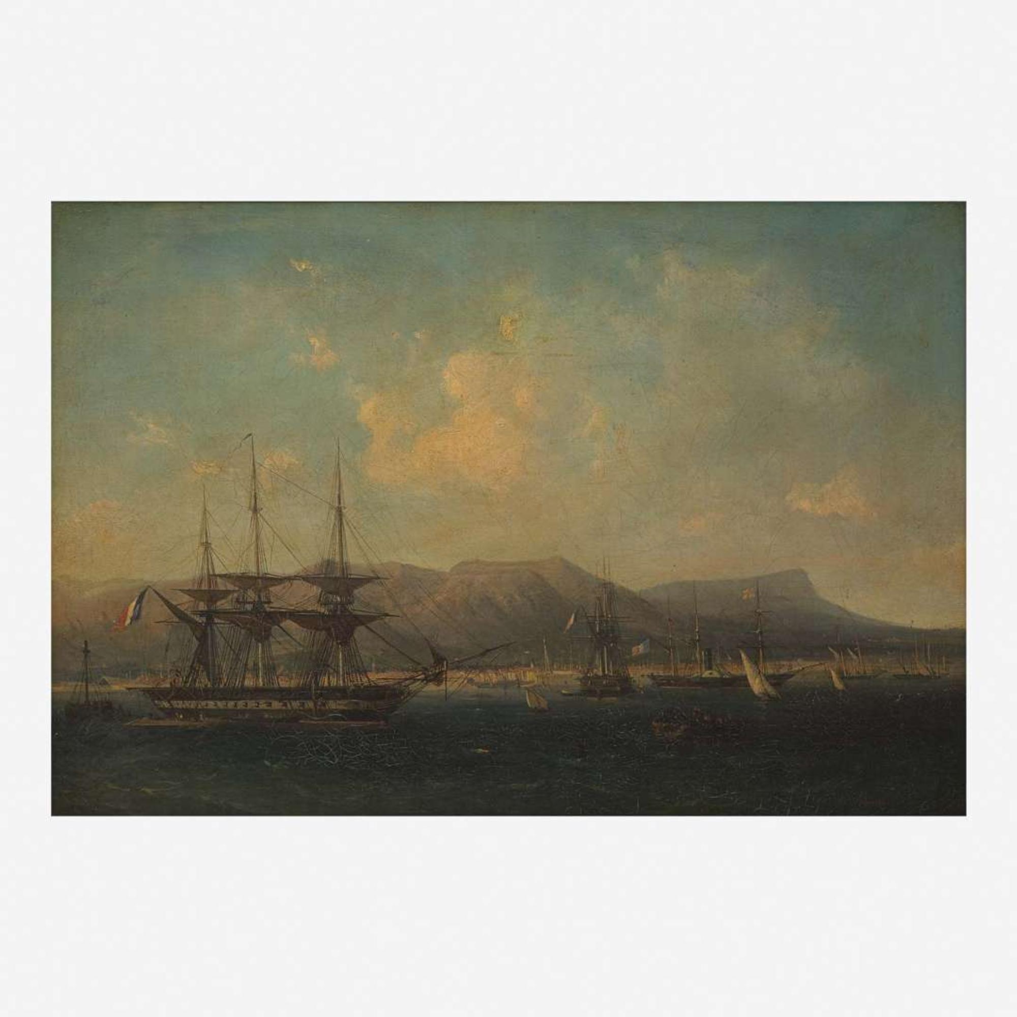 Barthélemy Lauvergne (French, 1805–1871) Vue de Toulon