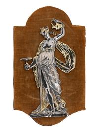 A Set of Five South German Silver Figural Plaques