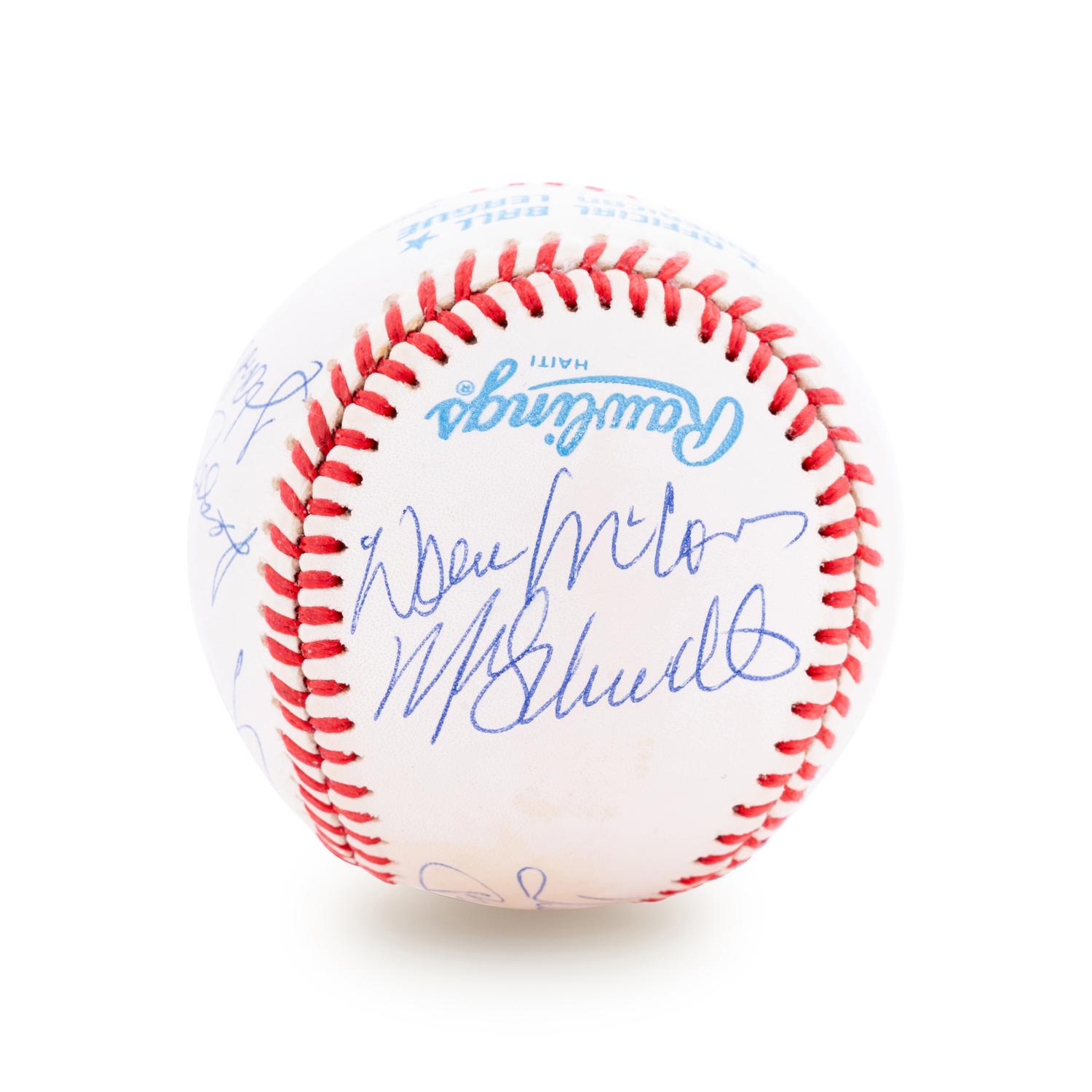 A 500 Home Run Club Signed Baseball Featuring 11 Autographs (PSA)