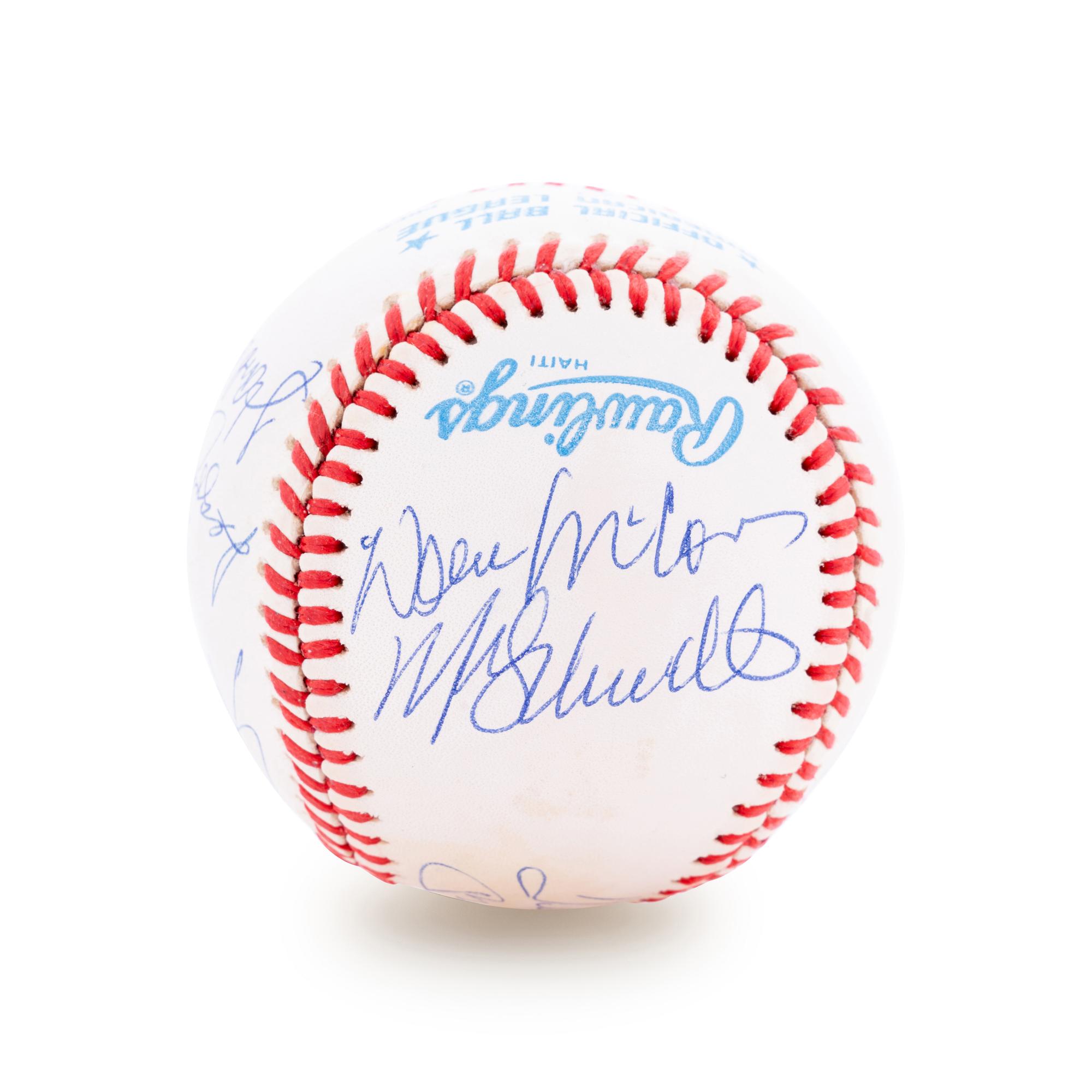 A 500 Home Run Club Signed Baseball Featuring 11 Autographs (PSA)