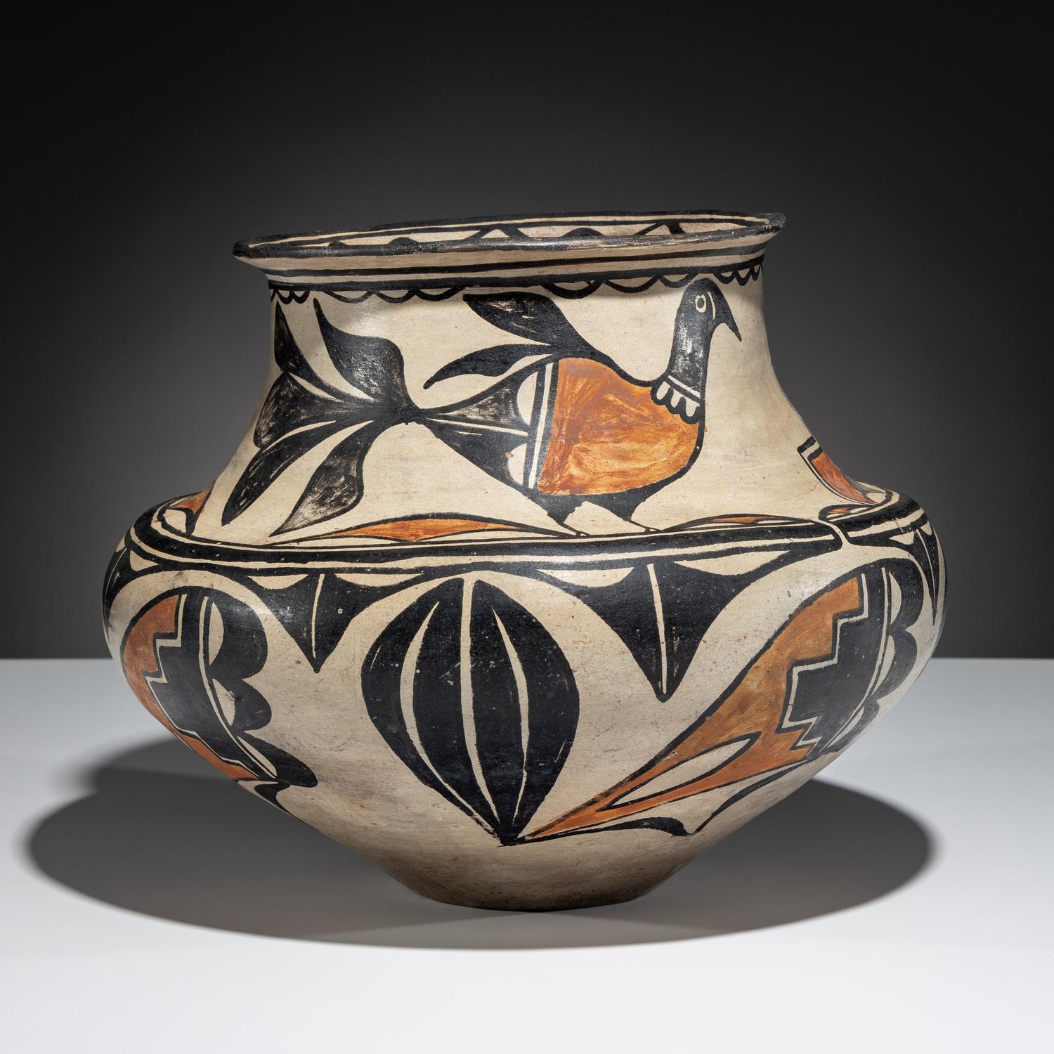 Polychrome Pottery Olla