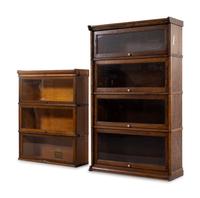 Two American Oak Barrister Bookcases