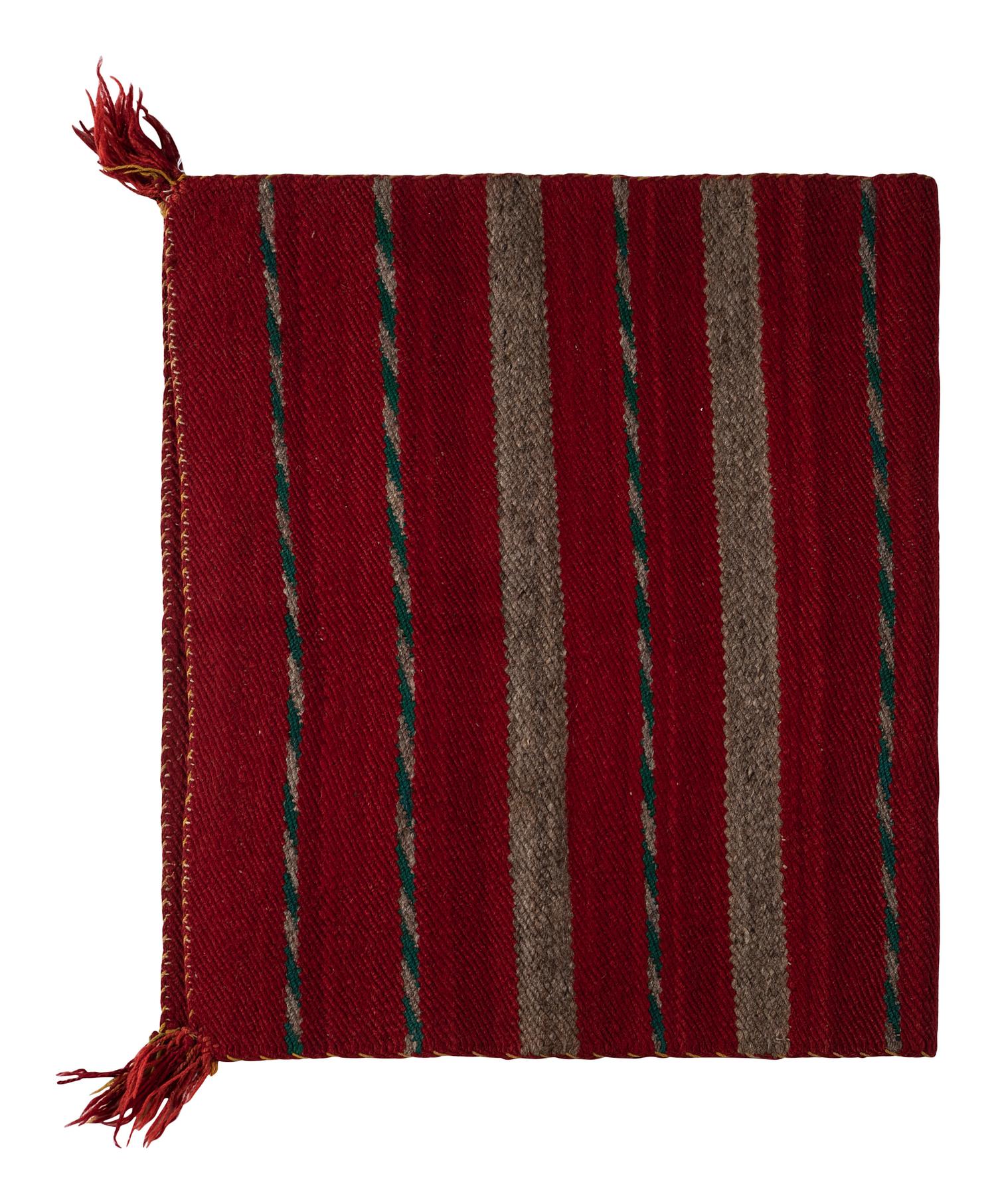 Navajo Twill Weave Double Saddle Blanket / Rug