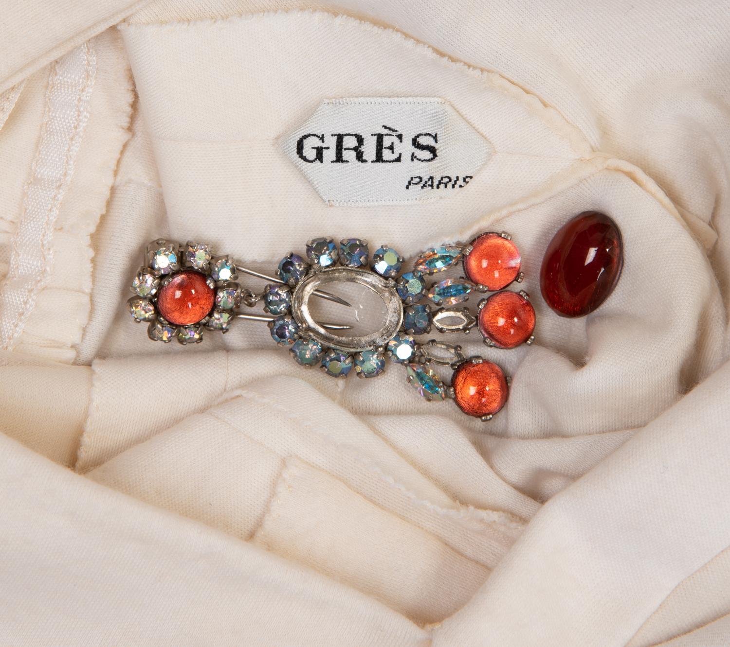 Madame Grès Haute Couture Dress, 1970-80s