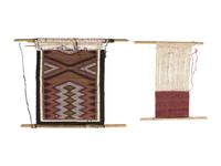 Navajo Loom and Weaving Sampler