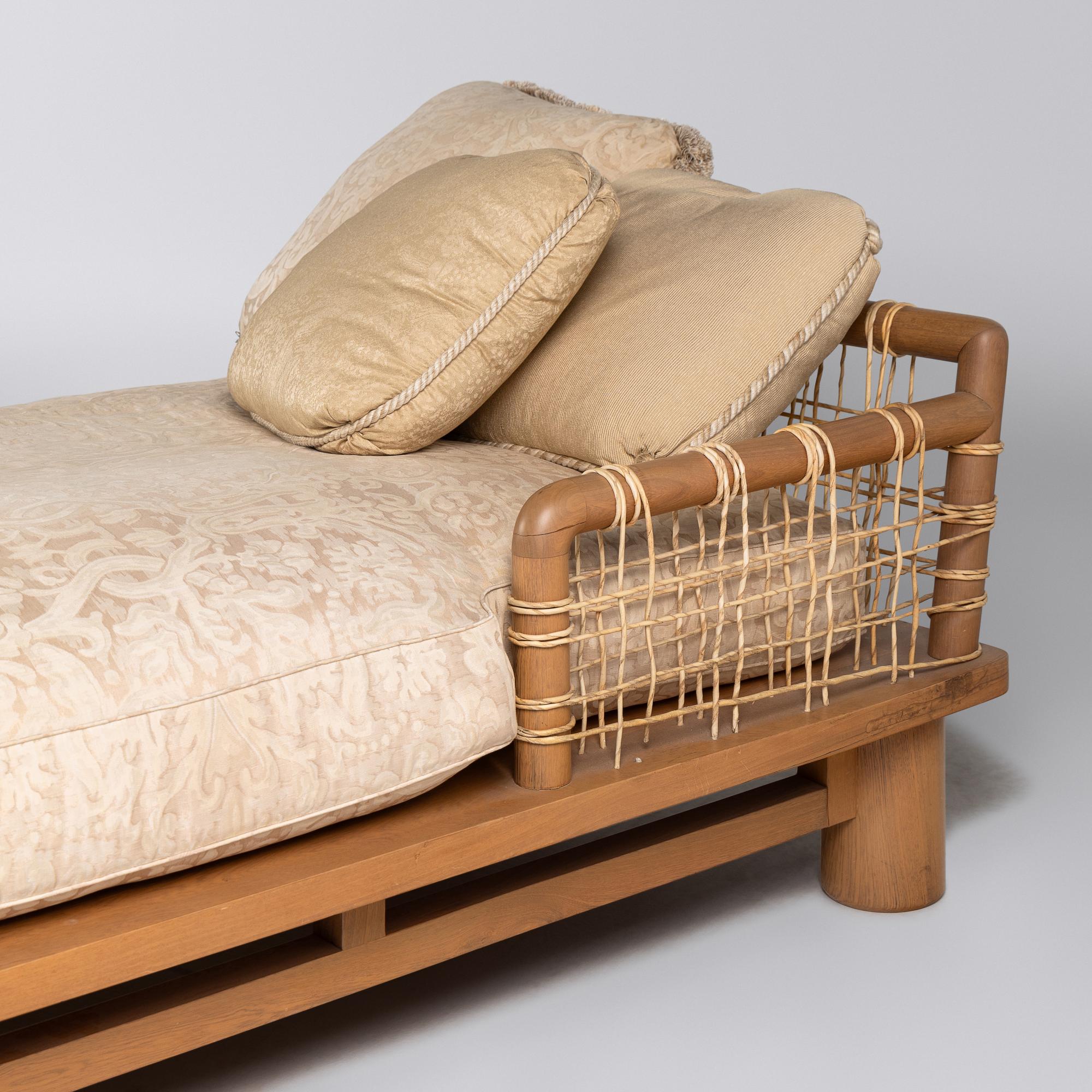 Two one-armed Dowelwood chaises