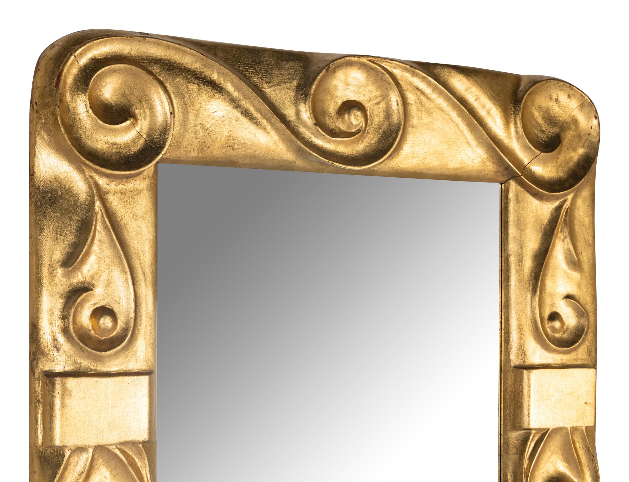 A Large Giltwood Mirror