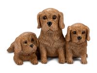 An Italian Carved Stone Figural Group of Dogs