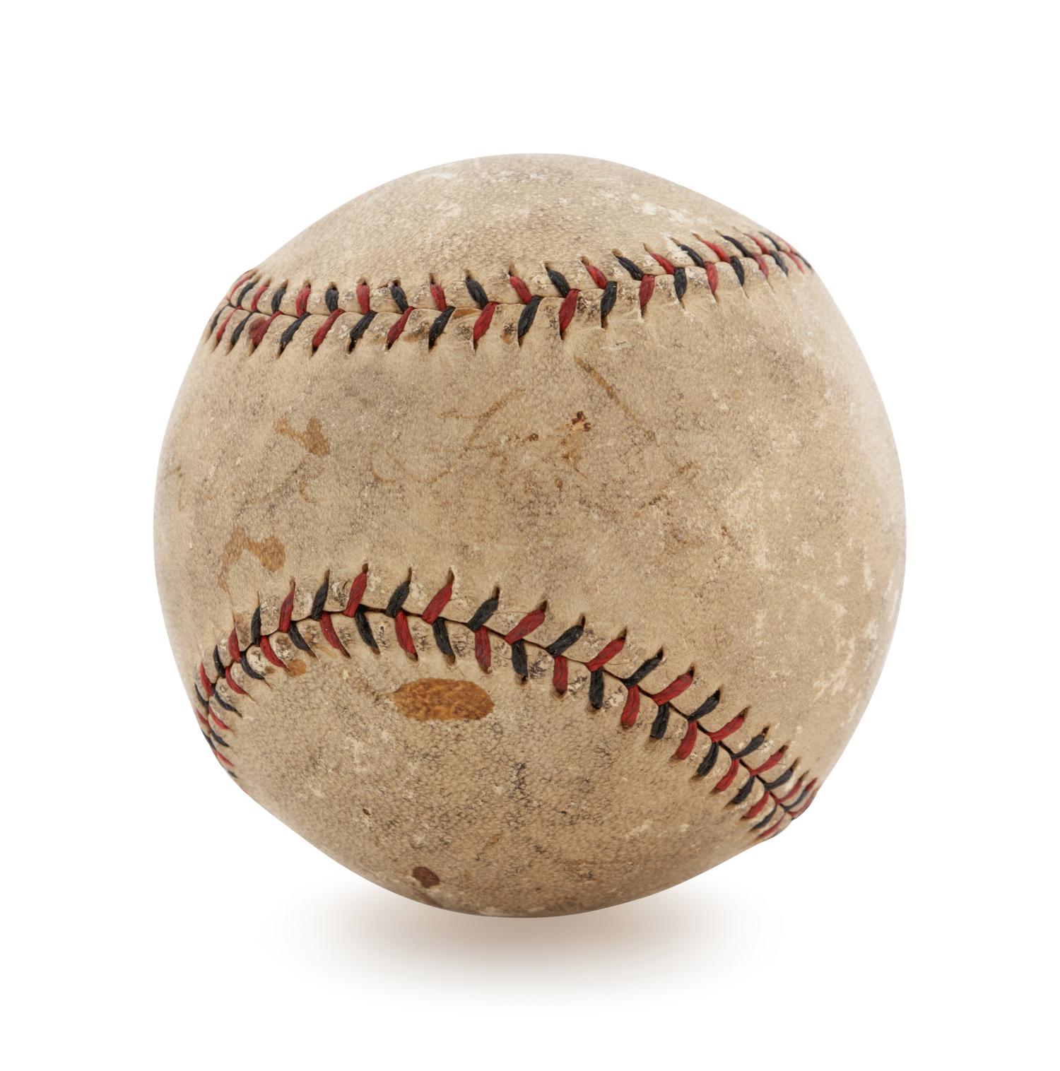 A Frank Frisch Signed Baseball