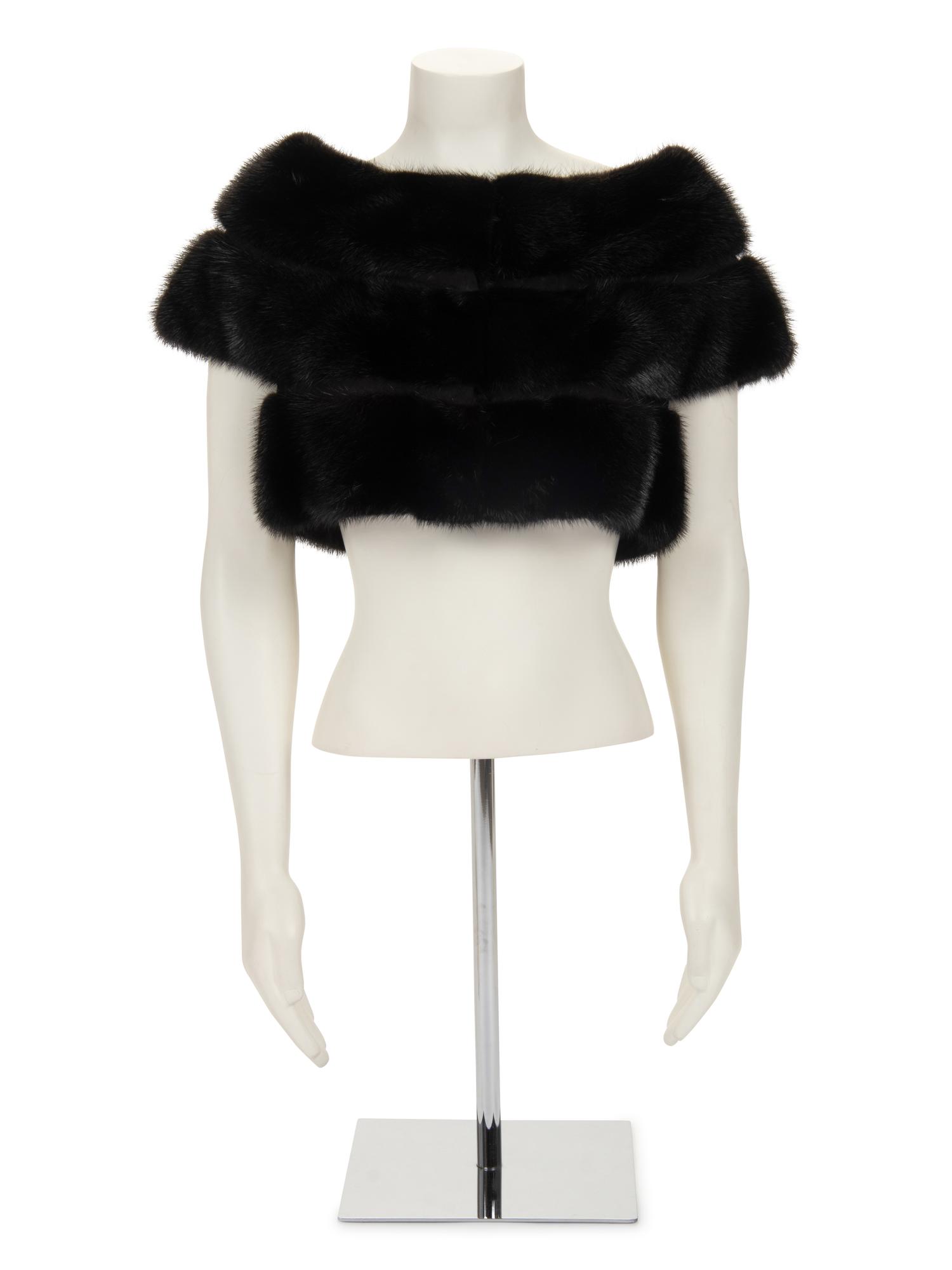 J. Mendel Mink Fur Cropped Jacket
