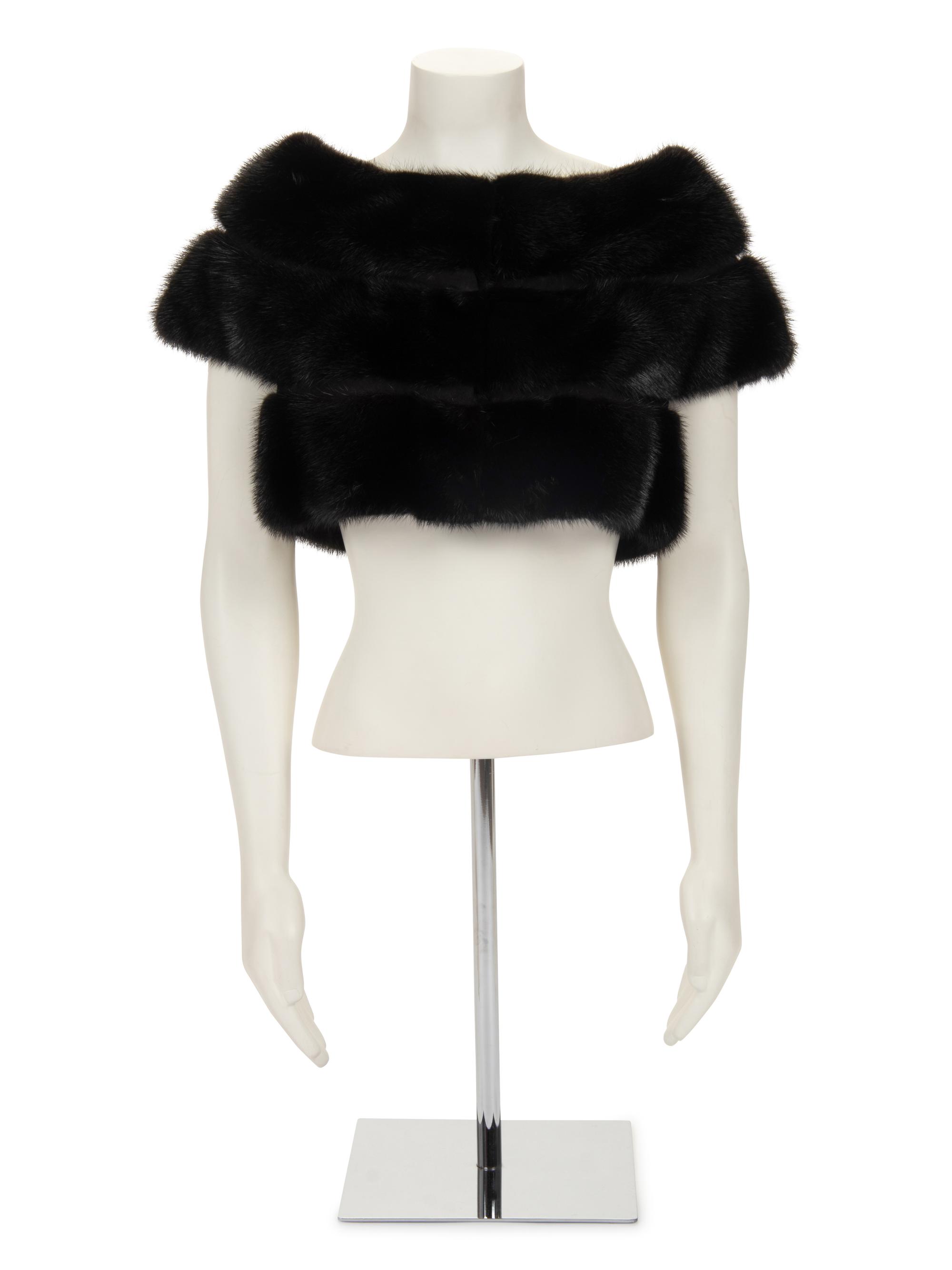 J. Mendel Mink Fur Cropped Jacket