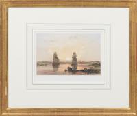 A Set of Six Hand Colored Lithographs Largest: 6 3/4 x 9 1/4 inches (visible). — DAVID ROBERTS (SCOTTISH, 1796-1864)