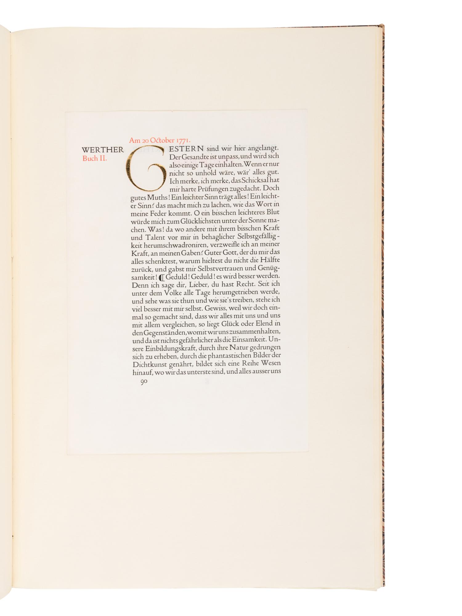 [DOVES PRESS -- LEAF BOOK]. STROUSE, Norman H. (1906-1993) and DREYFUS, John (1918-2002). C-S, The Master Craftsman . Harper Woods, MI: [Printed by Leonard F. Bahr at] The Adagio Press, 1969.