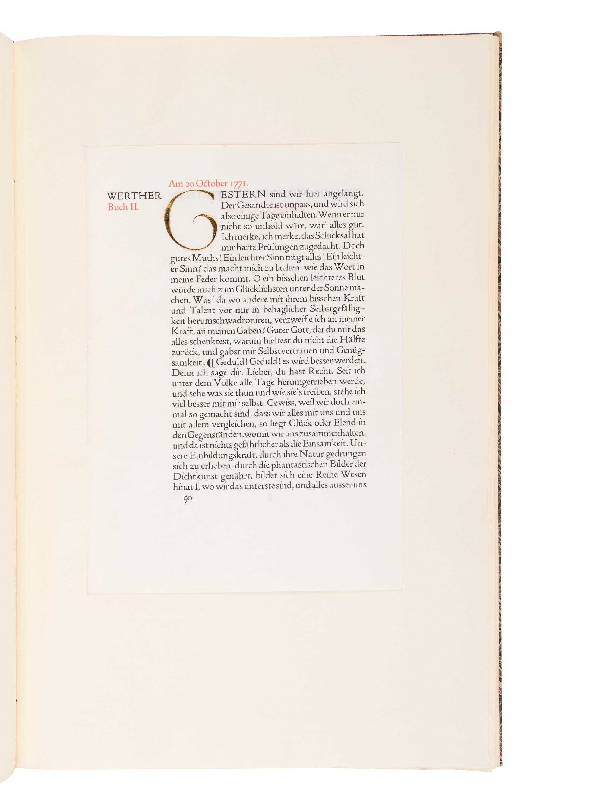 [DOVES PRESS -- LEAF BOOK]. STROUSE, Norman H. (1906-1993) and DREYFUS, John (1918-2002). C-S, The Master Craftsman . Harper Woods, MI: [Printed by Leonard F. Bahr at] The Adagio Press, 1969.