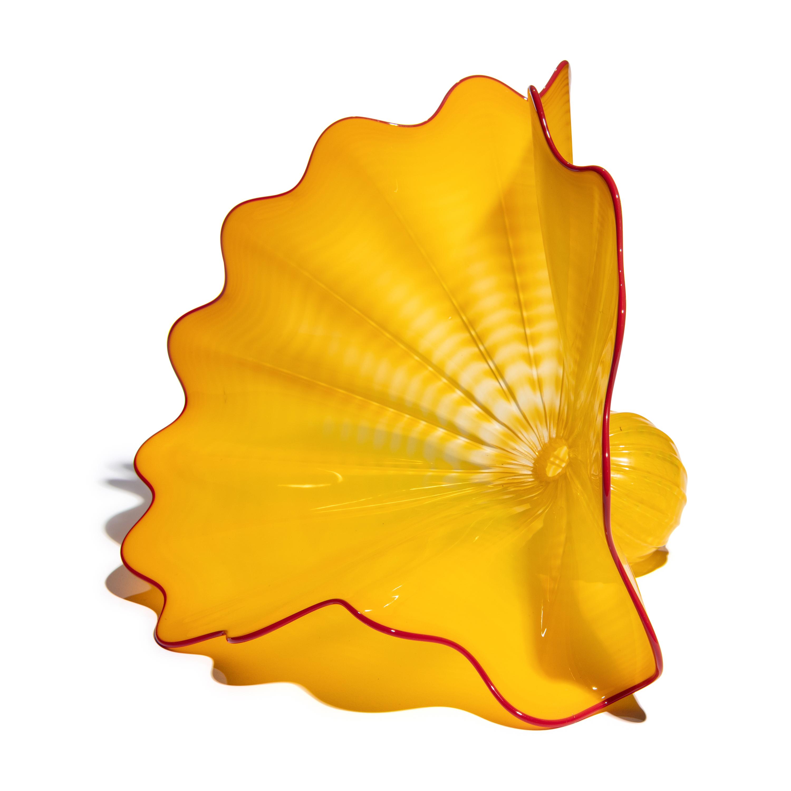 Dale Chihuly (American, b. 1941) — Yellow Persian, 1996
