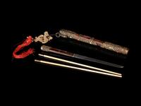 Three Chinese Metal Mounted Articles