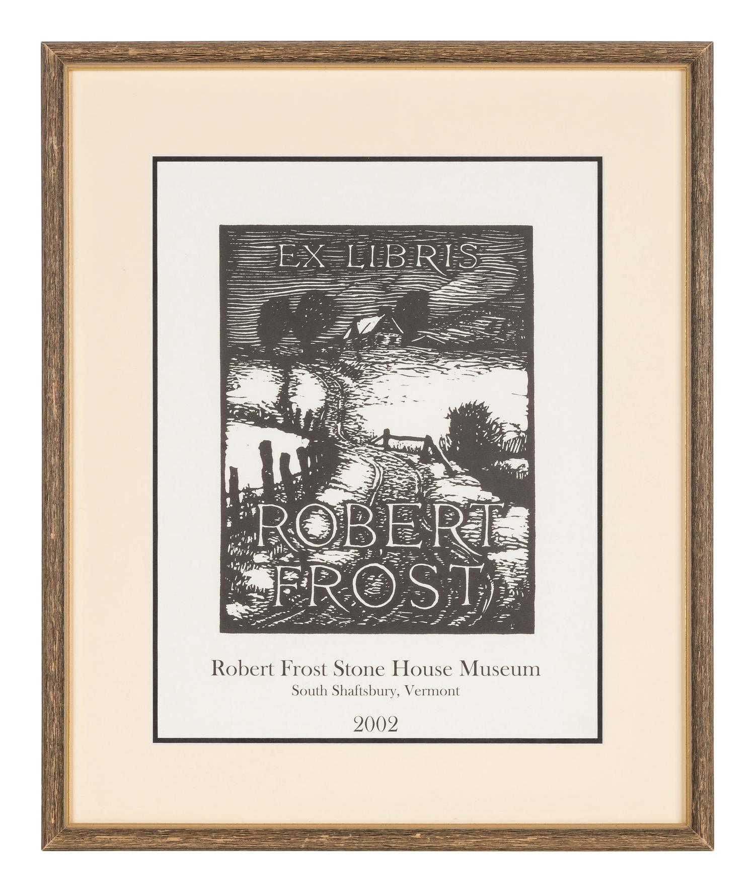 [FROST, Robert (1874-1963)] -- A group of 5 prints and posters related to Robert FROST, comprising: