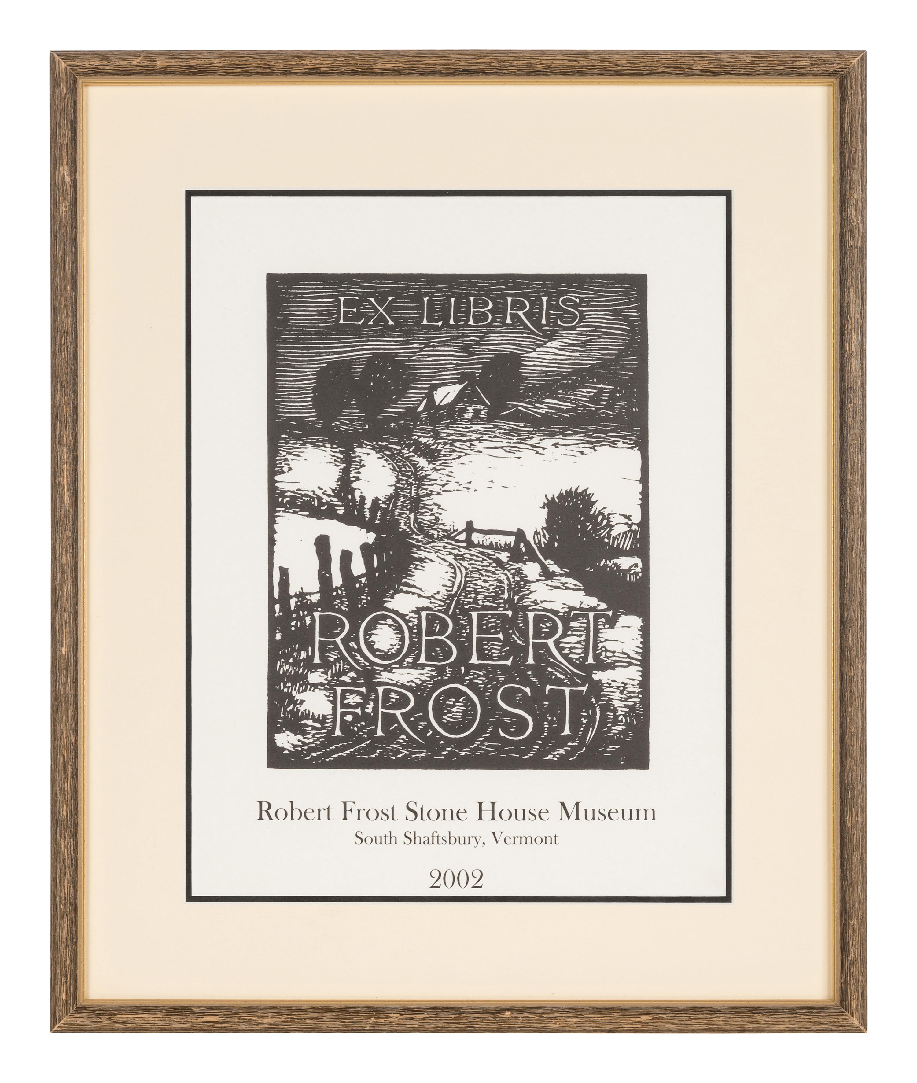 [FROST, Robert (1874-1963)] -- A group of 5 prints and posters related to Robert FROST, comprising: