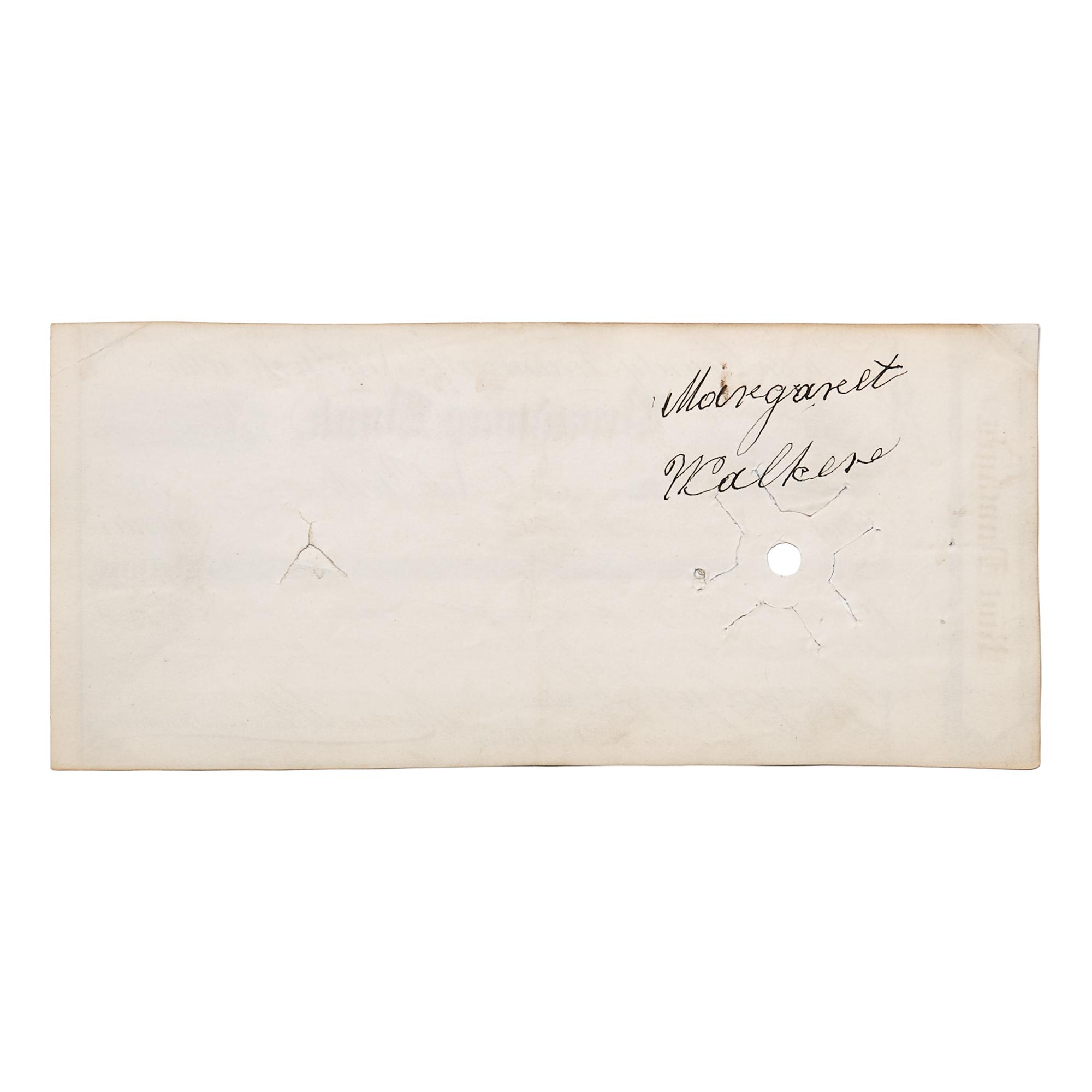 [Civil War] New York Draft Riot Damages Check Issued for Losses at the Colored Orphan Asylum