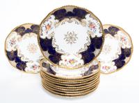 A Set of Twelve Coalport Service Plates Diameter 9 inches. — 20TH CENTURY