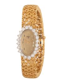 EBEL, 18K YELLOW GOLD AND DIAMOND WRISTWATCH