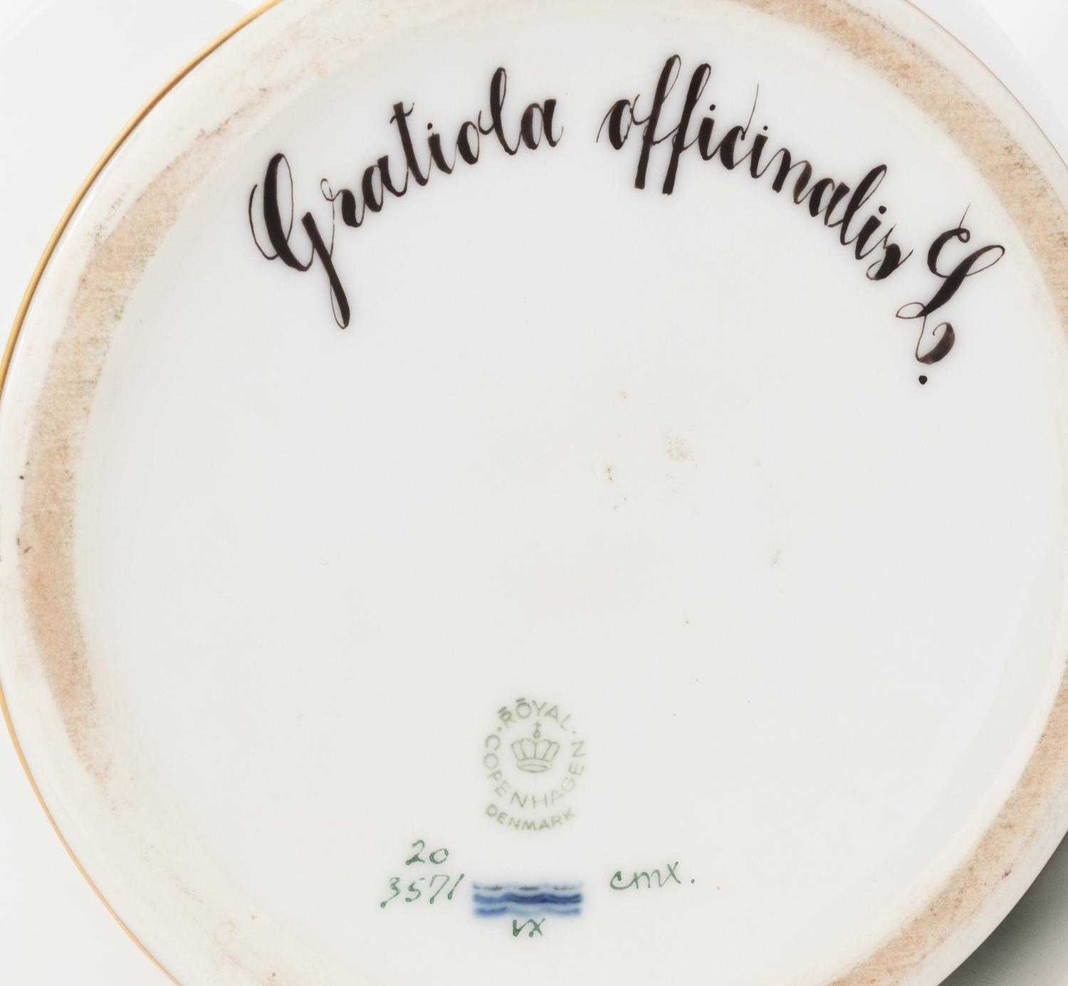 A Royal Copenhagen Flora Danica Porcelain Cache Pot