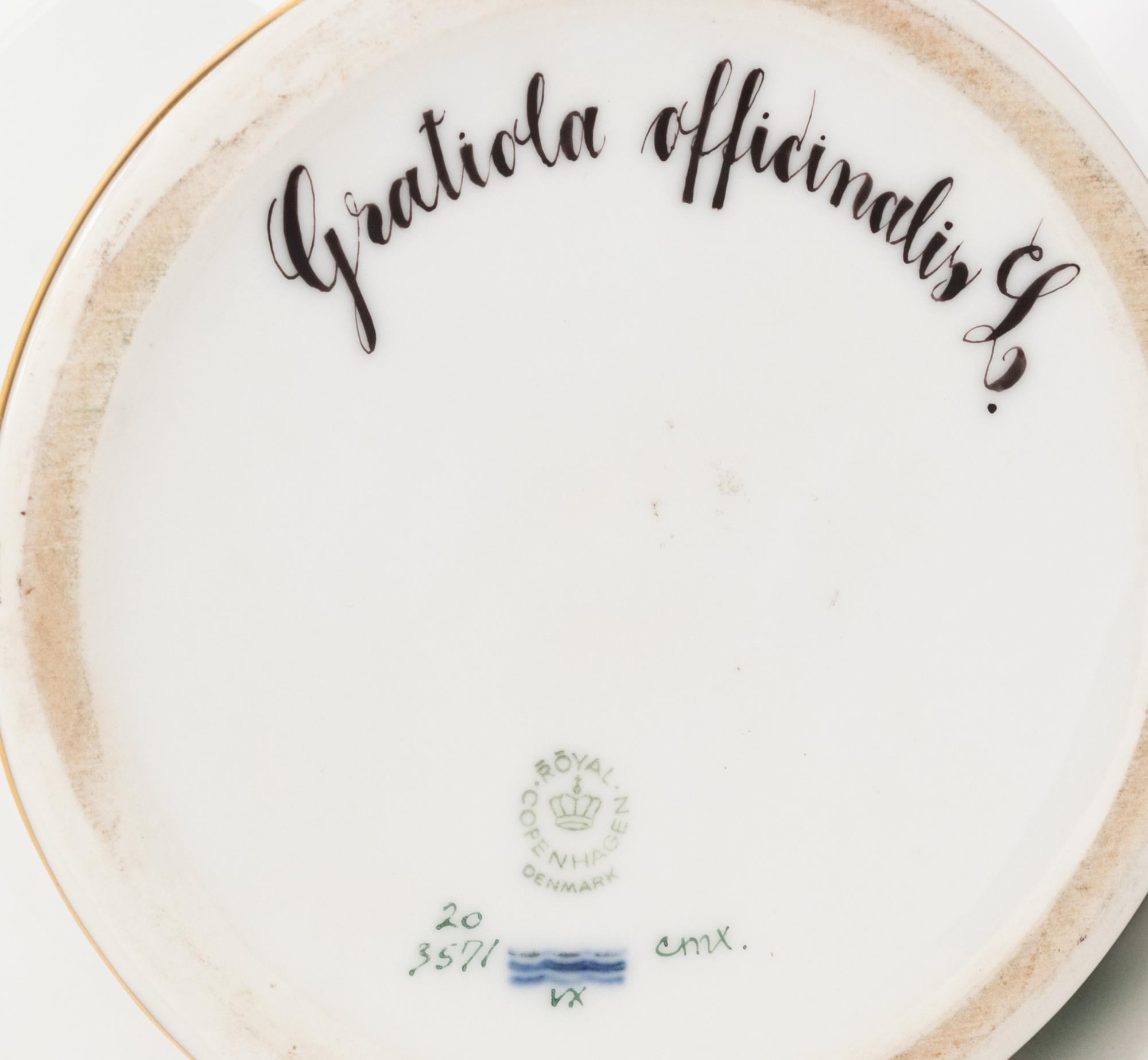 A Royal Copenhagen Flora Danica Porcelain Cache Pot
