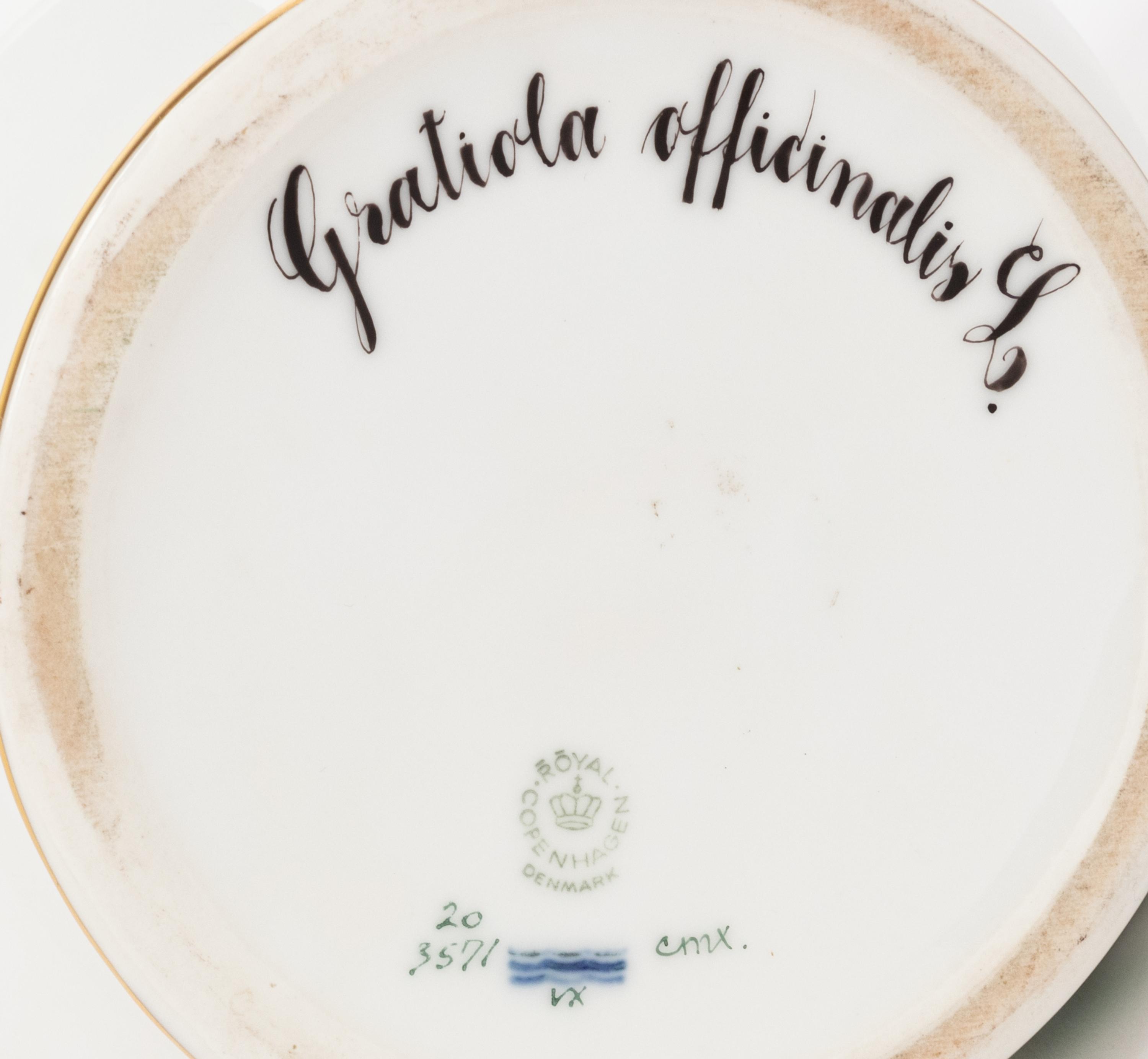 A Royal Copenhagen Flora Danica Porcelain Cache Pot