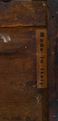 An Italian Grain-Painted Bookcase Cabinet