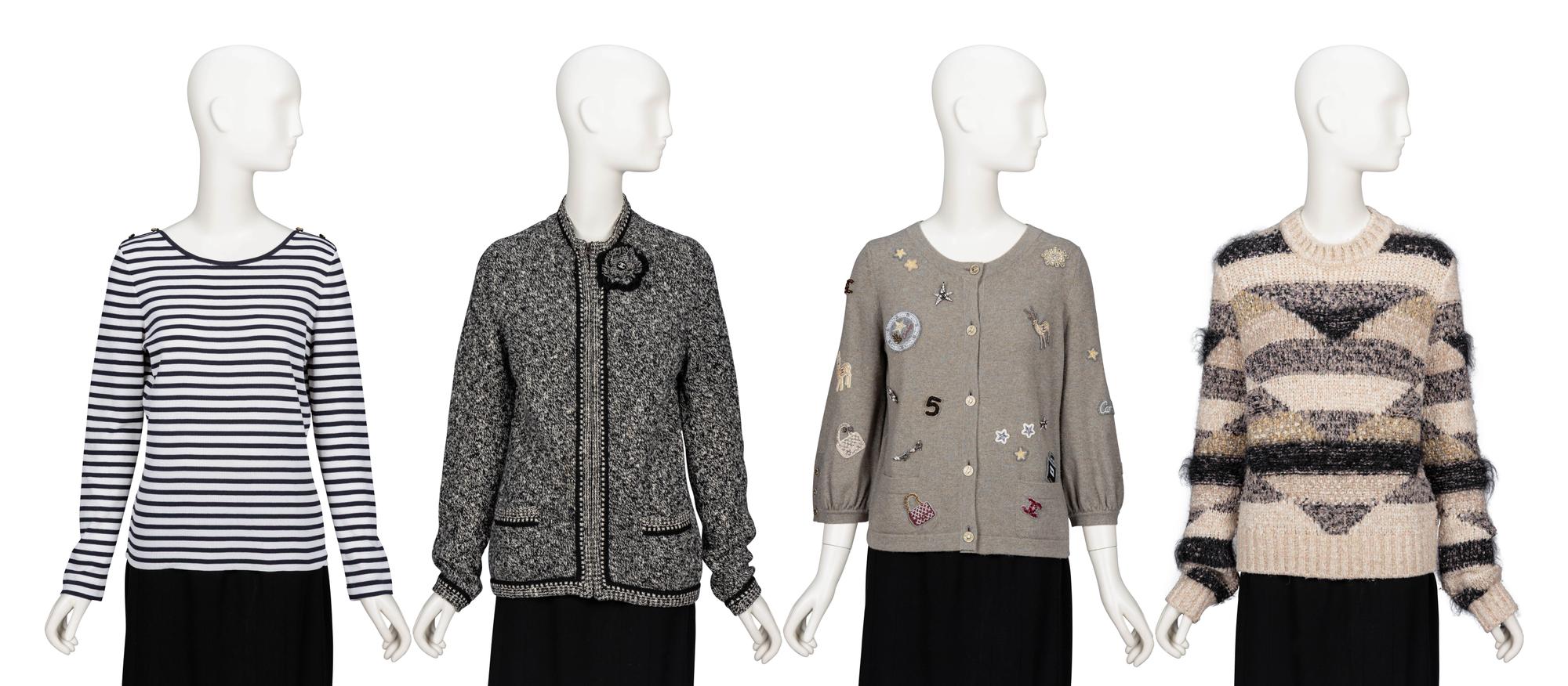 Chanel, Four Knit Tops