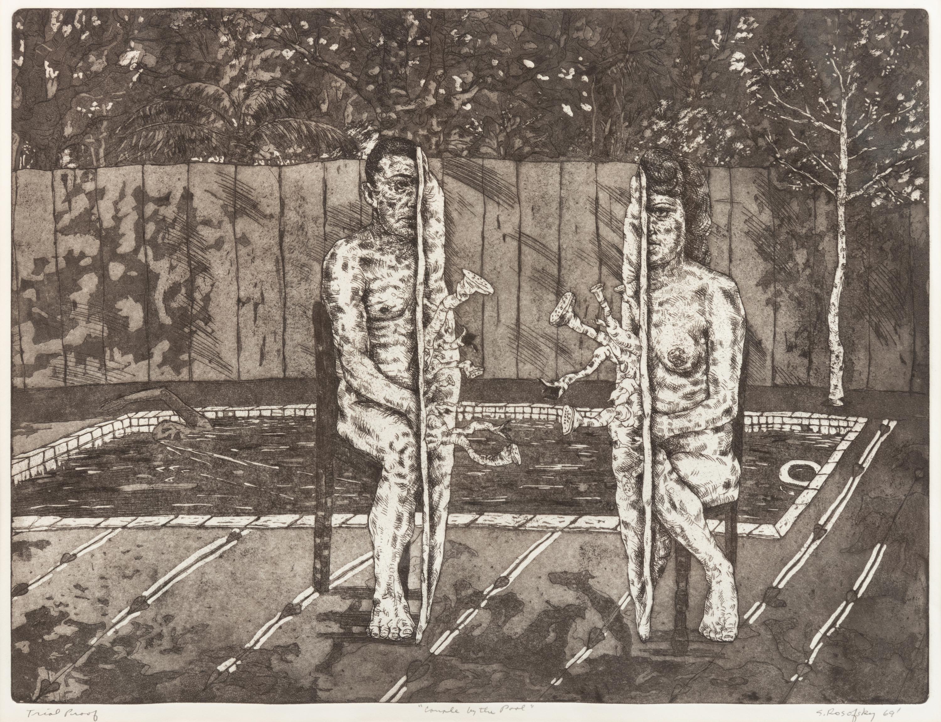 Couple by the Pool