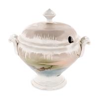 An M.S. Kuznetsov Porcelain Covered Tureen