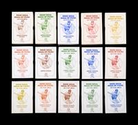 A Complete Run of 1980-2002 Series One Through Fifteen Perez-Steele Baseball Hall of Fame Post Cards