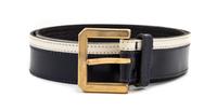 Yves Saint Laurent Navy and White Belt, 1980-90s