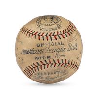 A 1930 Detroit Tigers Team Signed Autograph Baseball (JSA Letter of Authenticity)