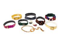 Eight Designer Belts by YSL, Oscar de la Renta, Bob Mackie and Two Etro Butterfly Keychains