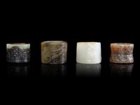 Four Jade Archer's Rings