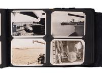[WORLD WAR II]. USS New York sailor's album 1940-1945. [ With: ] Album from a trip to Asia, 1923.