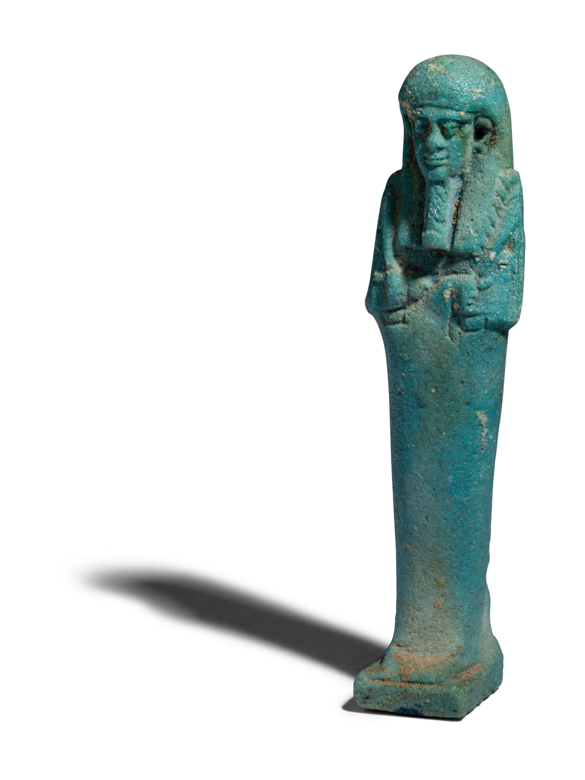 An Egyptian Faience Ushabti