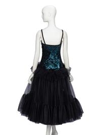 Saint Laurent Rive Gauche, Sequin & Tulle Cocktail Dress, 1983