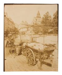 ATGET, Eugène (French, 1857-1927), photographer. Petit Marché, Rue Mouffetard , ca 1900.