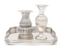 A Group of Six Continental Silver Table Articles